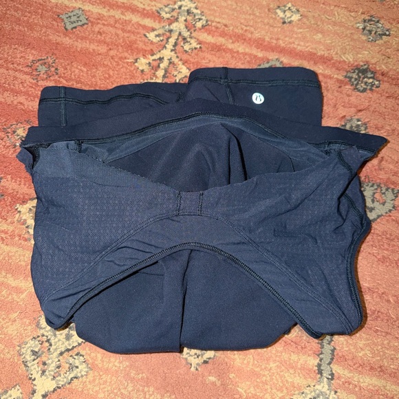 Women's Navy Racerback Tank Top - Picture 4 of 4